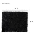 thumbnail image 2 of Walk on Me Indoor/Outdoor Solid Print Area Rug, Black, 6' x 9', 2 of 4