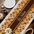 thumbnail image 2 of Hello Fall Pumpkin Table Runner, Autumn Thanksgiving Kitchen Dining Table Decoration for Home Party Decor 13x60 Inches, 2 of 9