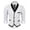 White, variant on COOFANDY Mens Christmas Suit Vest Men's V-Neck Sleeveless Slim Fit Formal Jacket Suit Vest Business Dress Vests Casual Wedding Waistcoat