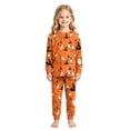 thumbnail image 2 of 6-7 Years Tween Girls Short Sleeve Print Shirts Tops Pants Outfits Pj Set For Girls Halloween Pajama Set, 2 of 9