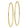 thumbnail image 2 of 14K Yellow Gold Earring Endless Women'S 41 mm 1.25Mm Hoop, 2 of 3