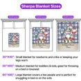 thumbnail image 5 of Patriotic Miniature American Shepherd 4th of July Independence Paws Cozy Sherpa Blanket MAS Dog Lover Gifts Warm Soft Throw Blanket - 02010, 5 of 5