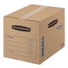 Bankers Box Smooth Move Basic Moving Box, Small, Brown Corrugated Cardboard, 15-Pack