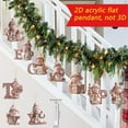 thumbnail image 4 of 2025 Alphabet Snowman Advent Calendar, 26 Days Christmas Countdown Calendar with A to Z Letters, 2D Acrylic Pink Winter Themed Educational Mini Snowman Xmas Decor for Home, 4 of 6