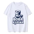 thumbnail image 3 of Camiseta de dibujos animados Bobr Kurwa Grunge para hombre, ropa divertida de los 90, Harajuku, Y2k, moda de la UE, 3 of 5