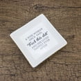 thumbnail image 2 of Funny Birthday Gifts for Women Marble Ceramic Square Ring Dish Jewelry Earring Trinket Tray Trinket Decorative Organizer with Golden Edged Home Decor, 2 of 5