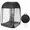Black, variant on 1-Person Pop Up Outdoor Sports Tent with Clear Panels and Fabric Top Cover, 39.4 x 39.4 x 59.1 in, Carry Bag and 4 Stakes, Black