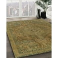 thumbnail image 2 of Ahgly Company Indoor Square Abstract Dark Brown Abstract Area Rugs, 4' Square, 2 of 6