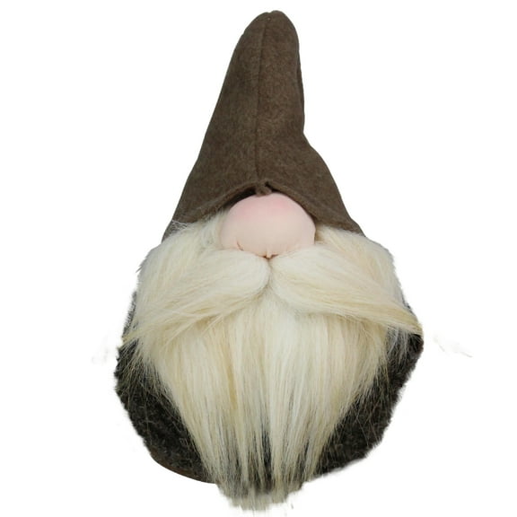 Northlight Bulbous Nose Santa Gnome Christmas Decoration - 8" - Brown