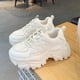 thumbnail image 2 of ┅ Ulzzang Zapatos Deportivos Para Mujer Suela Gruesa Corea Moda Casual Plataforma Retro Zapatillas De Deporte Con Cordones Wanita Sepatu, 2 of 4