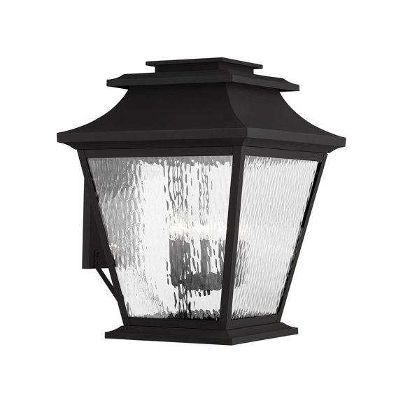 Livex Lighting Hathaway Outdoor Wall Lantern in Black