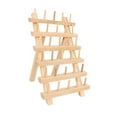 thumbnail image 4 of yuksok Wooden Thread Rack Sewing Portable Stable Quilting Accessories Braiding Rack 30 Spool, 4 of 9