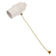thumbnail image 6 of ETHZZLE 1Pcs Gold Cylindrical Ceiling Light Lamp Holder with Pull Chain for Workshop and Basement 11.8X1.2X0.4in, 6 of 8