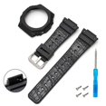 thumbnail image 1 of Watch Band For Casio G-Shock GA-2100 GA-2110 Black Case With Silicone Strap, 1 of 5