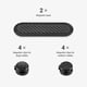 thumbnail image 4 of piezas, soportes magnéticos para cables, organizador de cables, negro, 4 of 5