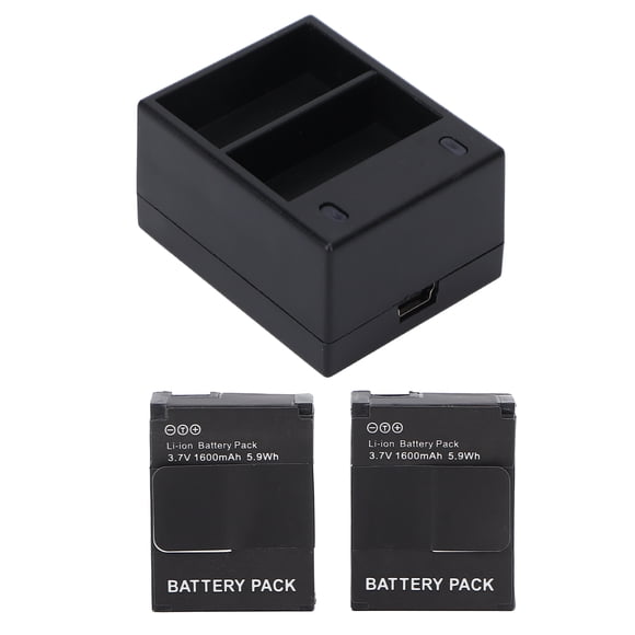 Dual Slot Battery Chargerfor Camera Battery,Camera Battery Chager Rapid USB Dual Chargerfor Camera Battery Dual Camera Battery Chager Next-Gen Design