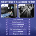 thumbnail image 5 of Todays Kids 2 Pack Kick Mats Back Seat Protector - Backseat Car Organizer for Kids, Car Storage Organizer, Back Seat Cars Organizers, Cars Organizers Backs Seats, Travel Accessories, 4 Pockets, 5 of 8