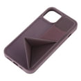 thumbnail image 3 of ELEHOLD Stand Case for iPhone 11,Leather Case with TPU Shockproof Bumper Foldable Kickstand Slim Lightweight Protective Case,Purple, 3 of 8