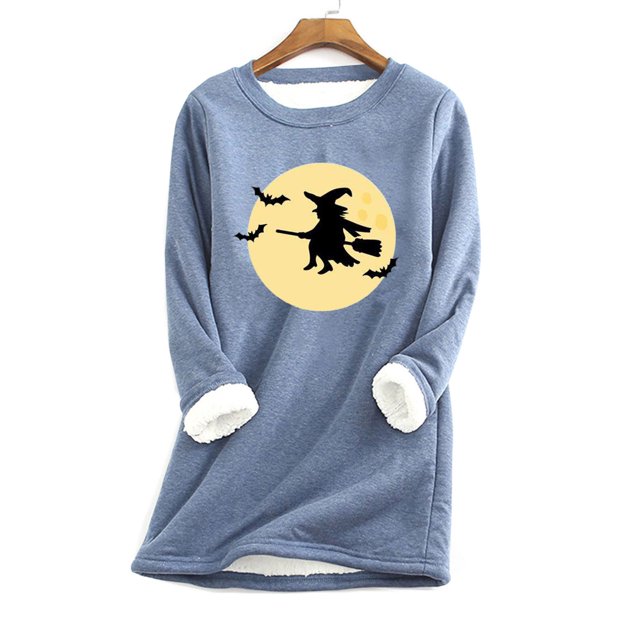 Chandail en Molleton Surdimensionné pour Femmes Mode Décontractée Manches Longues Col Rond Blouses & Chemises Chandails en Molleton en Liquidation