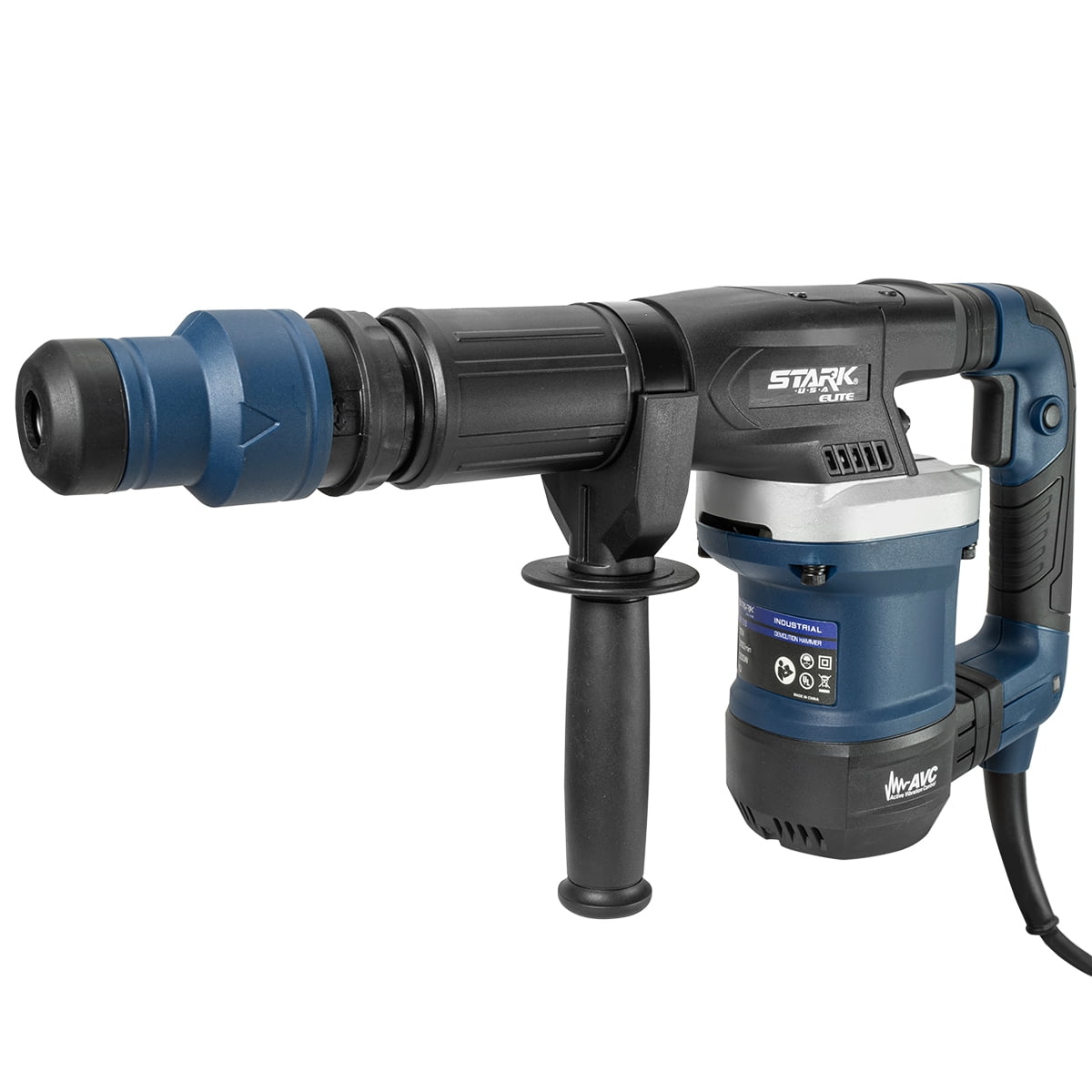Stark USA Demolition Jack Hammer, SDS Max 1200W Electric Jackhammer Heavy Duty, 2pc Chisels Bits Chipping With Case, 3100 BPM Concrete Breaker