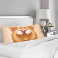 thumbnail image 2 of ABPHOTO Happy Cat Body Pillow Covers Pillowcase Throw Pillows 20x60 inch, 2 of 2