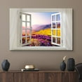 thumbnail image 2 of Glimpse into Mountain Valley Landscape in Spring Out of Open Window Canvas Wall Art Stretched Canvas Prints | Giclee Printing Ready to Hang - 12"x18", 2 of 5