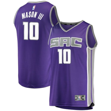 Sacramento Kings Youth Jersey - Frank Mason III Sacramento Kings Fanatics Branded Fast Break Road Replica Player Jersey - Purple