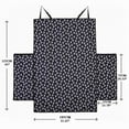 thumbnail image 2 of EXHUMKY Black Dog Back Seat Mat Waterproof Car Mat with Buckle Design for Pet Trunk Protection, 2 of 7
