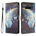 thumbnail image 1 of FOXDOCK Funda Tipo Cartera para Samsung Galaxy S10 Plus con Soporte y Correa – Diseño de Patrones Lindos, 1 of 6