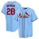 thumbnail image 1 of Nueva Camiseta De Béisbol Cardigan Cardinals Baseball #28 Arenado Summer Sportswear Azul-Xxl(52), 1 of 2