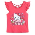 thumbnail image 3 of Hello Kitty Sanrio Mix and Match Outfit Set with 2 Tops, Legging Pants and Shorts (Girls), 4 Piece Set, Sizes 4-12, 3 of 7