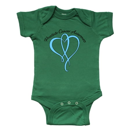 

Inktastic Prostate Cancer Awareness with Light Blue Heart Ribbon Gift Baby Boy or Baby Girl Bodysuit