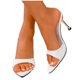 thumbnail image 5 of Negro Punteado Tacones Del Dedo Del Pie Open-Toe Plus-Size Tacones Altos Estilo Primavera / Verano Correas de Tacón de Moda Y Cómodas para Tacones Altos, 5 of 8