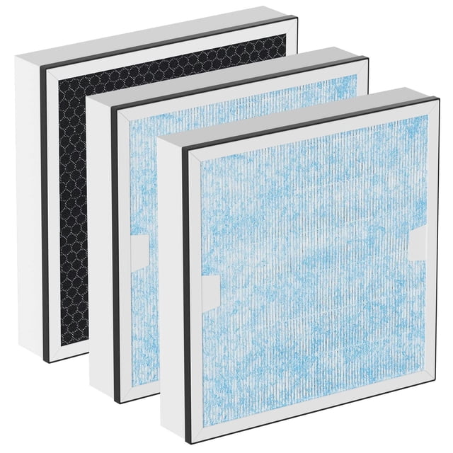 Juego de filtros de repuesto Carmerny HEPA 550 Air Scrubber x3