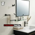 thumbnail image 5 of JQK Toallero de bronce frotado con aceite de 12 pulgadas de acero inoxidable 304 de 0.031 in de espesor, toallero de baño, soporte de pared, longitud total de 15 pulgadas TB110L12-ORB, 5 of 5