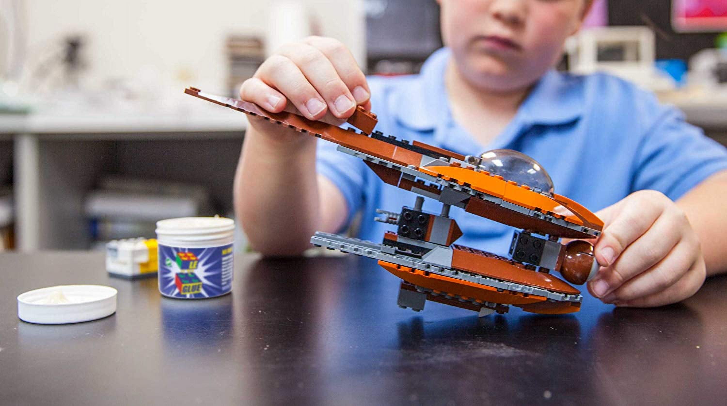Le-Glue Temporary Glue for LEGO, MegaBlocks and Other Plastic Building  Blocks