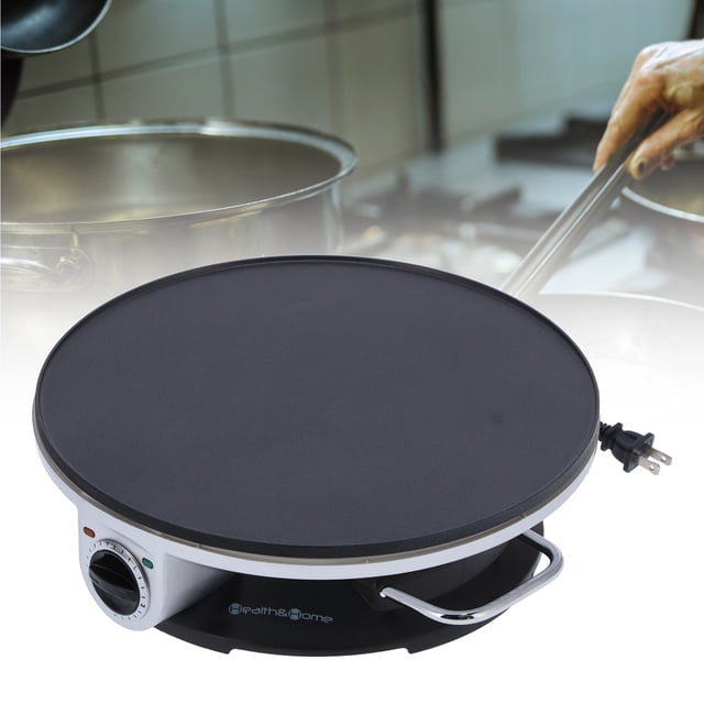 Garosa Kitchen Supplies,Pancake Machine Small Non-Stick Electric Crepe Maker For Kitchen Use US Plug 120V,Electric Pancake Maker