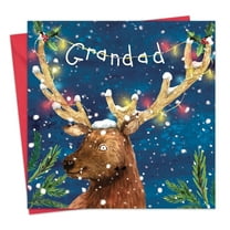 Twizler Grandad Christmas Card - Grandfather Happy Xmas Card - Merry Christmas Card for Grandpa