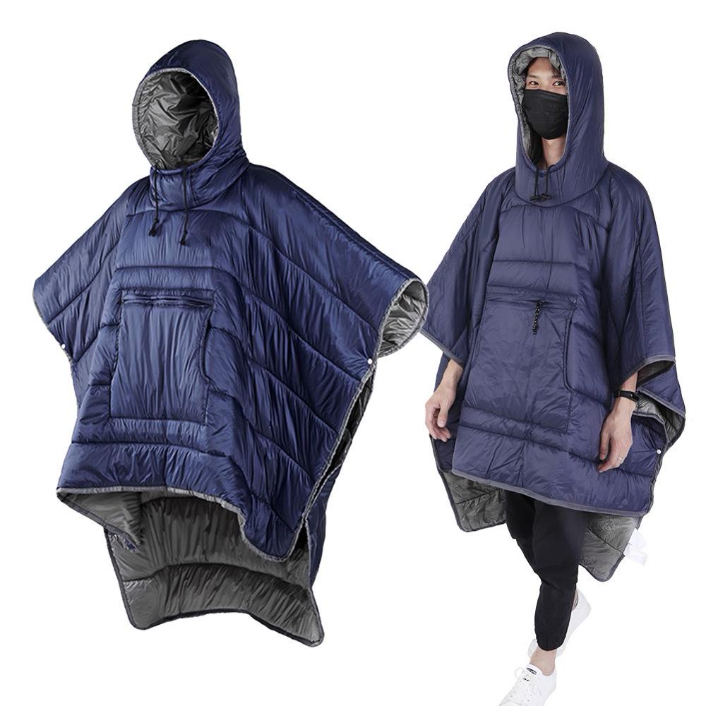 Mgaxyff Multifunction Sleeping Bag Waterproof Hooded Cloak for Outdoor