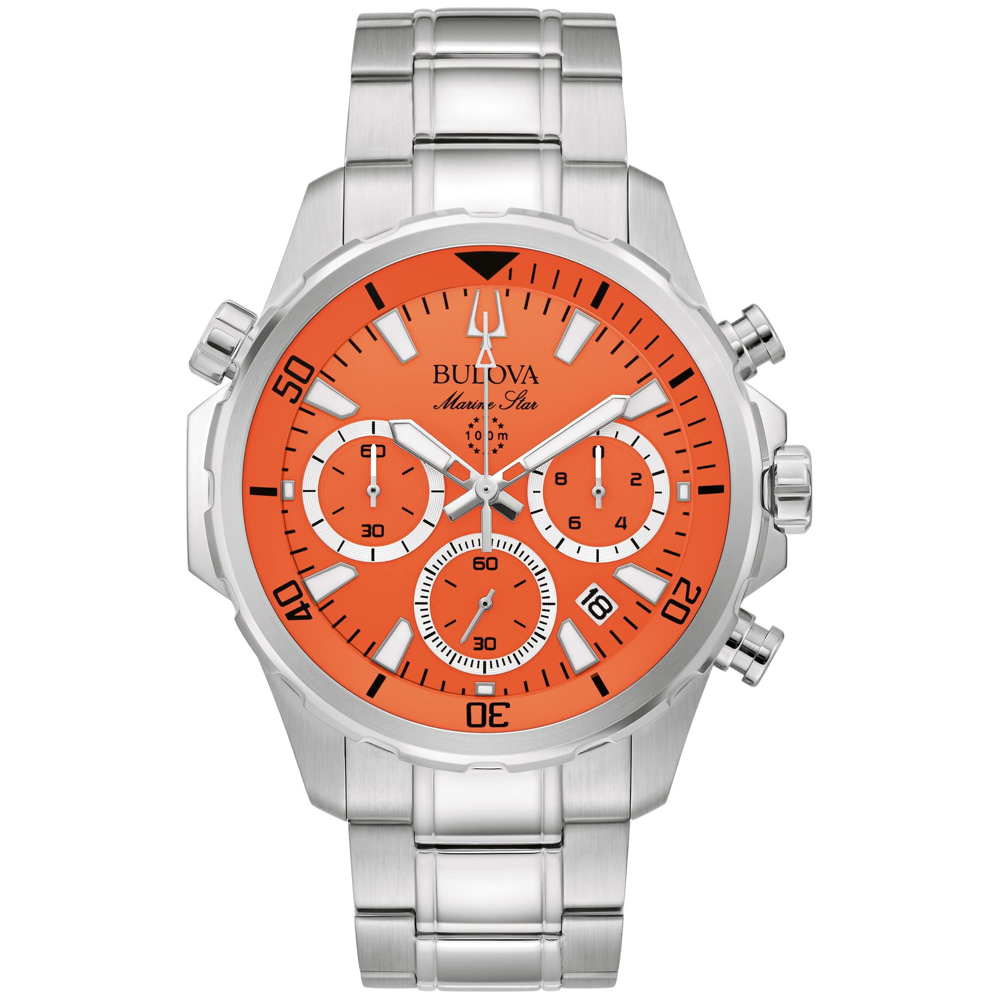 Bulova Marine Star Chronograph Mens Watch 96B395
