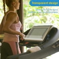 thumbnail image 3 of Support de Tablette Tapis de Course Acrylique Support de Livre Tapis de Course Transparent Support de Tablette Portable pour Exercice Vélo Lecture pour Magazines et Livres sur Tablette, 3 of 10