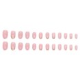 thumbnail image 3 of Fofosbeauty 24pcs Press on False Nails Tips, Square Fake Nails, Square Gold Intaglio Line French, 3 of 7