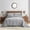 Gray, variant on Blythease Oversized Velvet Quilt King 128x120 Extra Wide – Reversible Velvet Bedspread & Coverlet Set, 5 Piece Lightweight All Season Comforter Bedding, Geometric Diamond Quilted Design, Pure White