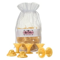 Spoolies Original Heatless Soft Twist Silicone Hair Curler Roller, Jumbo Size, 15 Ct