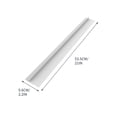 thumbnail image 3 of Zzbeans 21 Inch Side Seam Cover Stopper, Kitchen Stove Counter Gap Filler Seal Strip, Removable Heat Resistant Splash Guard for Oven Cooktop Cabinet Gaps, 3 of 3