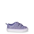 thumbnail image 2 of Wonder Nation Toddler Girls Canvas Skate Sneakers, 2 of 6
