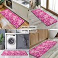 thumbnail image 6 of Pink Breast Cancer Kitchen Rug Mat,Kitchen Runner Rugs Non Skid Washable,Decorative Kitchen Floor Mats for Kitchen,Sink,Laundry,17"x47.2", 6 of 7