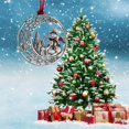 thumbnail image 5 of Wangscanis Christmas Tree Ornament, Solid Pewter Hanging Decoration, Holiday Gift, 5 of 5