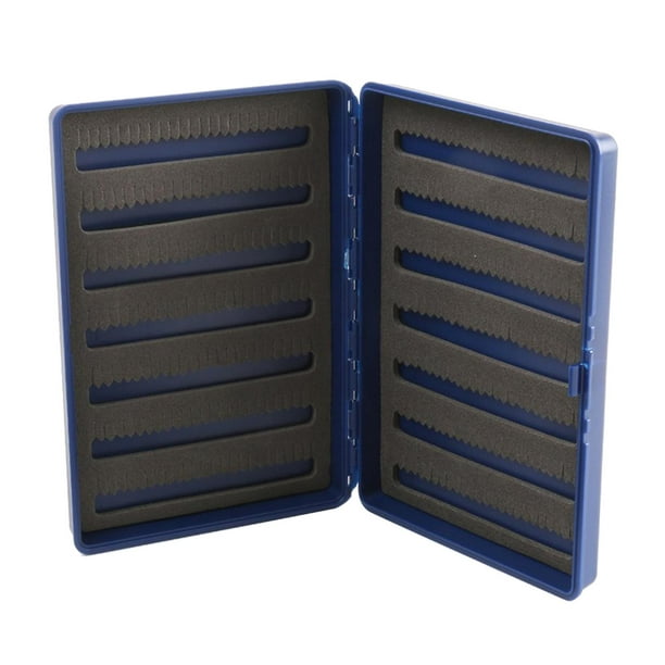 Runquan Double Sided Fly Fishing Box Storage Container Blue Blue