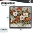 thumbnail image 4 of Stupell Industries Farmhouse Muted Vibe Bouquet Black Floating Frame Canvas Art, 18 x 18, by Carol Robinson, 4 of 8